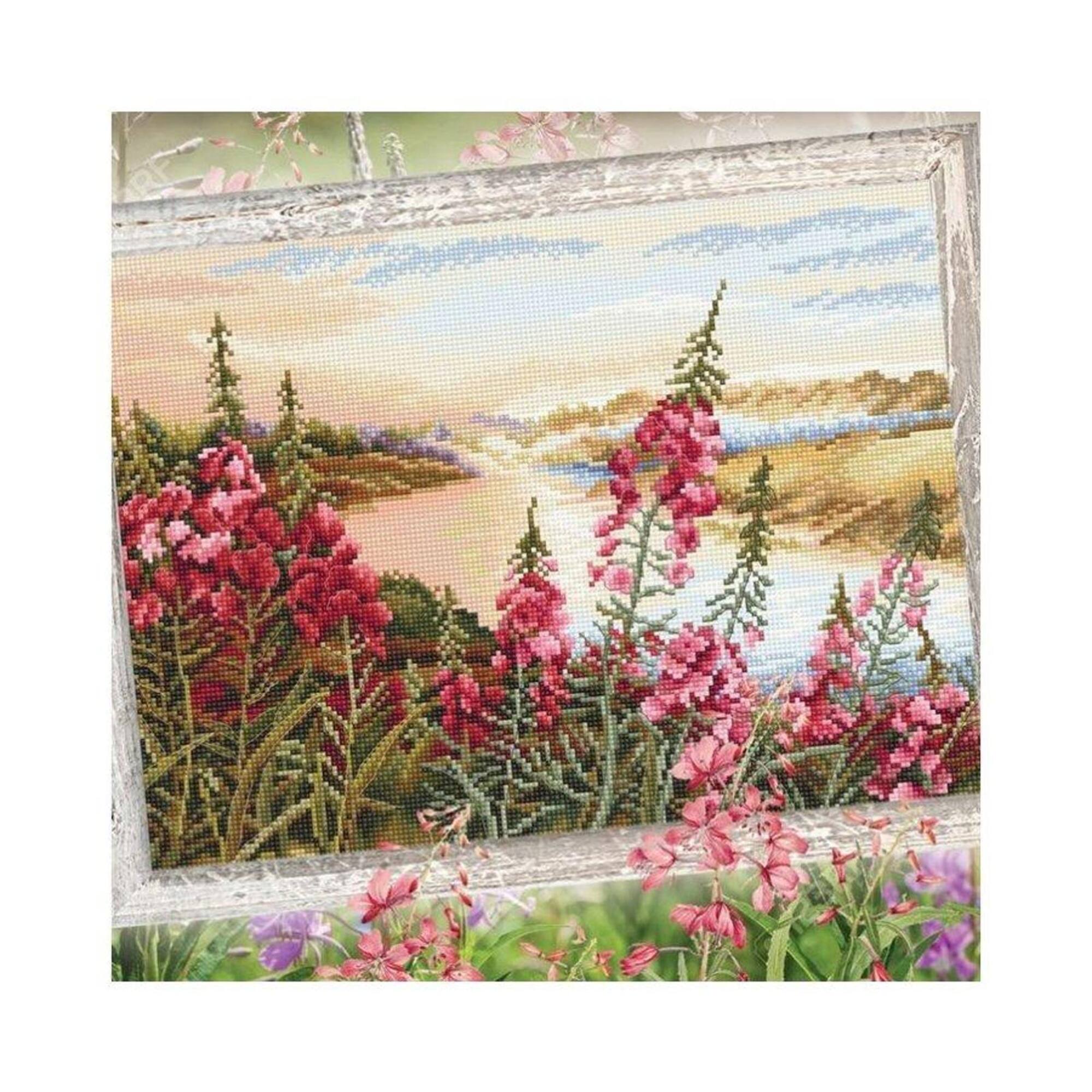 RTO Where The Fireweed Blooms Cross Stitch Kit